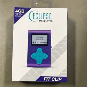 Eclipse Fit Clip Purple with Blue Controls